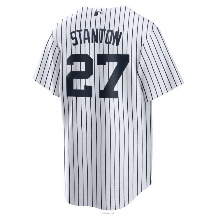 New York Yankees Giancarlo Stanton Nike Biała replika domowej koszulki z nazwiskiem gracza mężczyźni 0J02V78 MLB Jerseys