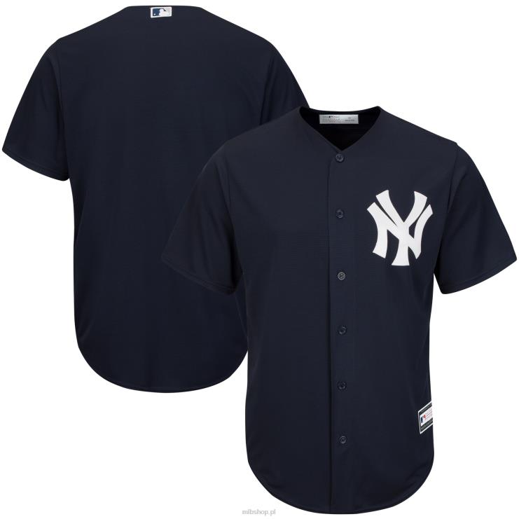 New York Yankees Granatowa replika dużej i wysokiej koszulki drużyny mężczyźni 0J02V777 MLB Jerseys