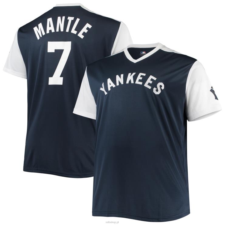 New York Yankees Mickey Mantle granatowo-biała replika koszulki odtwarzacza z kolekcji Cooperstown mężczyźni 0J02V1322 MLB Jerseys
