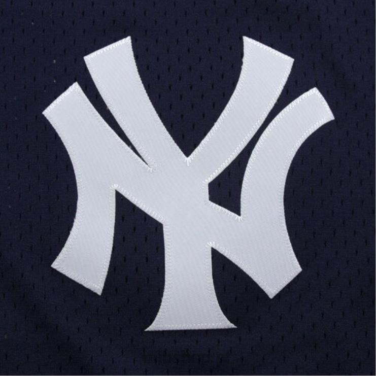 New York Yankees bernie williams mitchell & ness granatowa cooperstown siatkowa koszulka treningowa do pałki mężczyźni 0J02V999 MLB Jerseys