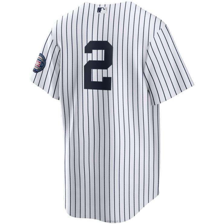 New York Yankees derek jeter nike biało-granatowa replika koszulki Hall of Fame 2020 mężczyźni 0J02V129 MLB Jerseys