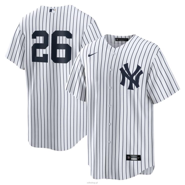 New York Yankees dj lemahieu nike biała replika domowej koszulki z nazwiskiem gracza mężczyźni 0J02V141 MLB Jerseys