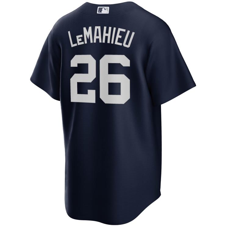 New York Yankees dj lemahieu nike granatowa replika alternatywnej koszulki gracza mężczyźni 0J02V932 MLB Jerseys