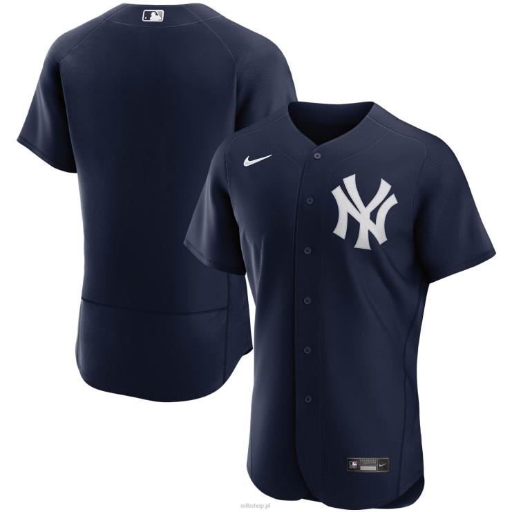 New York Yankees nike granatowa alternatywna autentyczna koszulka drużynowa mężczyźni 0J02V799 MLB Jerseys