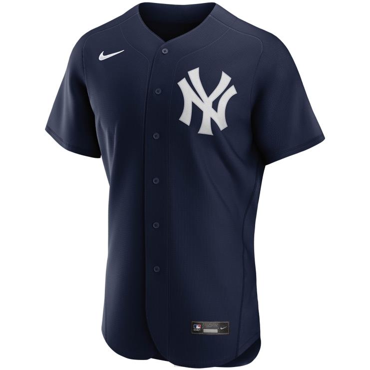 New York Yankees nike granatowa alternatywna autentyczna koszulka drużynowa mężczyźni 0J02V799 MLB Jerseys