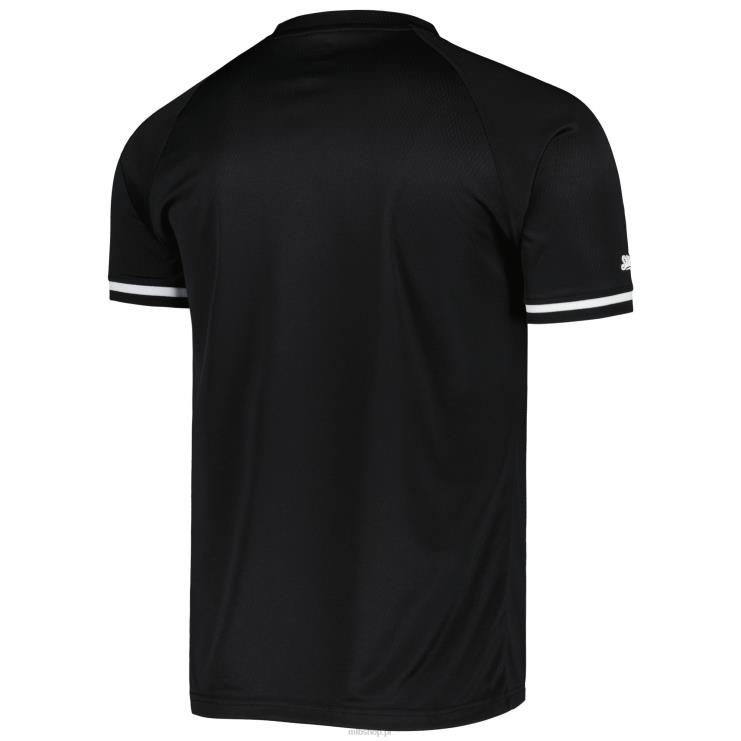 New York Yankees szwy czarna koszulka raglanowa z dekoltem w szpic mężczyźni 0J02V963 MLB Jerseys