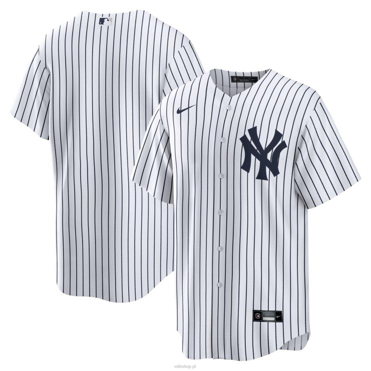 biała replika pustej koszulki domowej Nike Yankees New York Yankees mężczyźni 0J02V117 MLB Jerseys