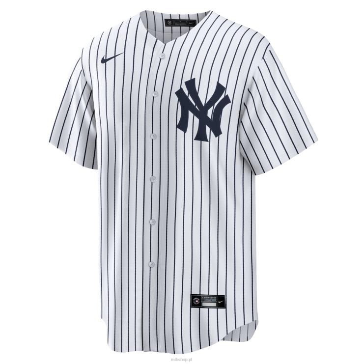 biała replika pustej koszulki domowej Nike Yankees New York Yankees mężczyźni 0J02V117 MLB Jerseys
