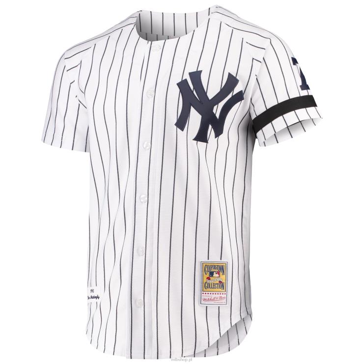don mattingly new york yankees kolekcja mitchell & ness cooperstown autentyczna koszulka biała mężczyźni 0J02V590 MLB Jerseys