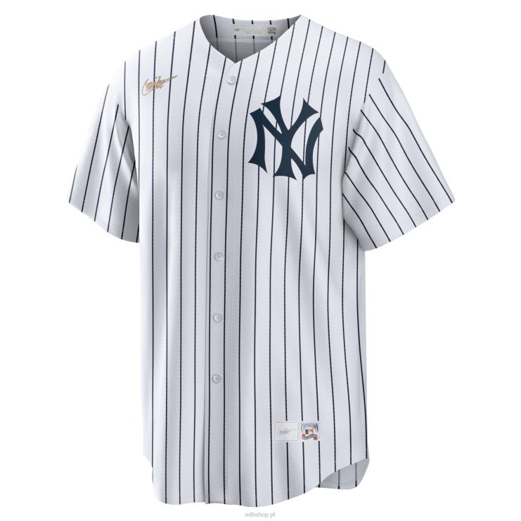 koszulka New York Yankees mickey mantle nike biała domowa kolekcja cooperstown mężczyźni 0J02V1164 MLB Jerseys