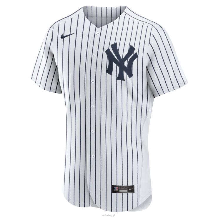 koszulka New York Yankees nike w kolorze białym, autentyczna, niestandardowa mężczyźni 0J02V320 MLB Jerseys