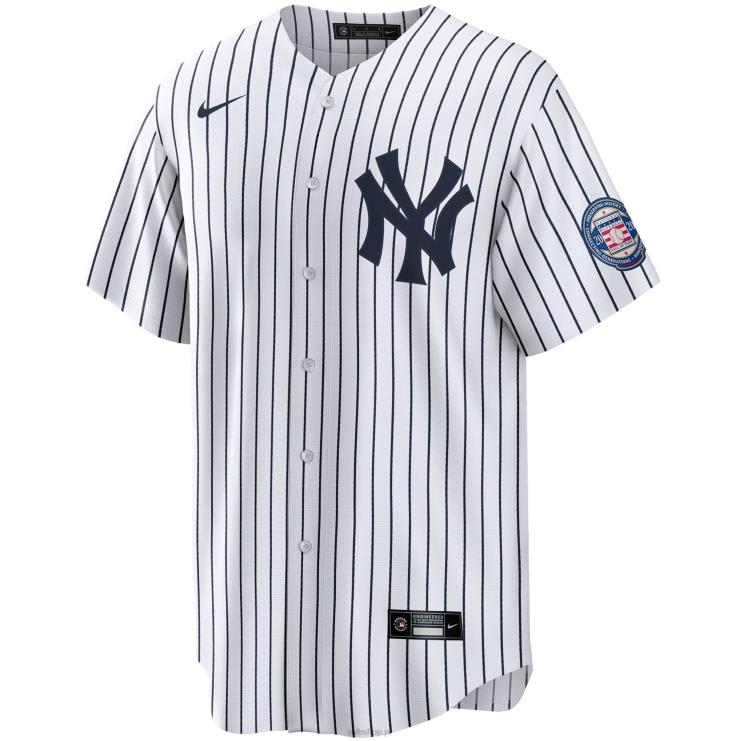 new york yankees derek jeter nike biały/granatowy 2020 hala sław indukcyjna replika domu koszulka z imieniem gracza mężczyźni 0J02V127 MLB Jerseys