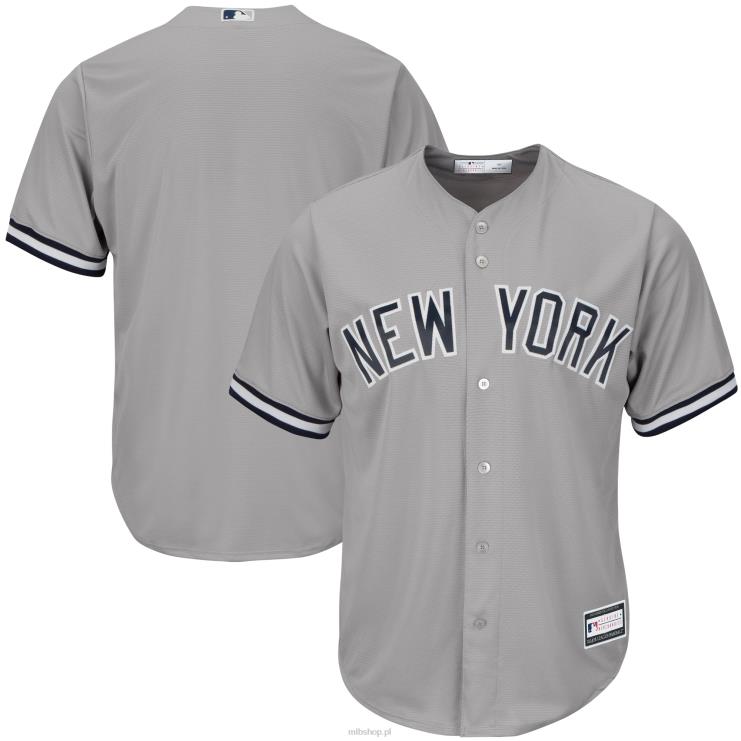 szara replika koszulki New York Yankees, duża i wysoka mężczyźni 0J02V760 MLB Jerseys