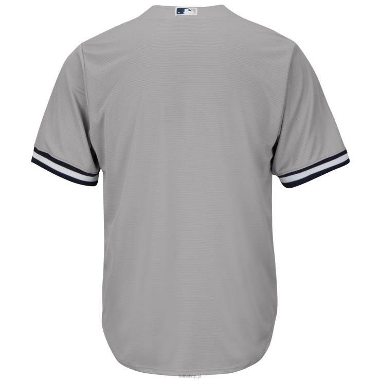 szara replika koszulki New York Yankees, duża i wysoka mężczyźni 0J02V760 MLB Jerseys
