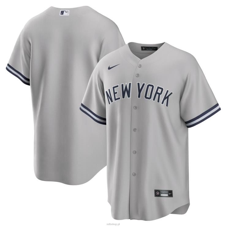 szara replika koszulki drużyny New York Yankees Nike Road mężczyźni 0J02V160 MLB Jerseys
