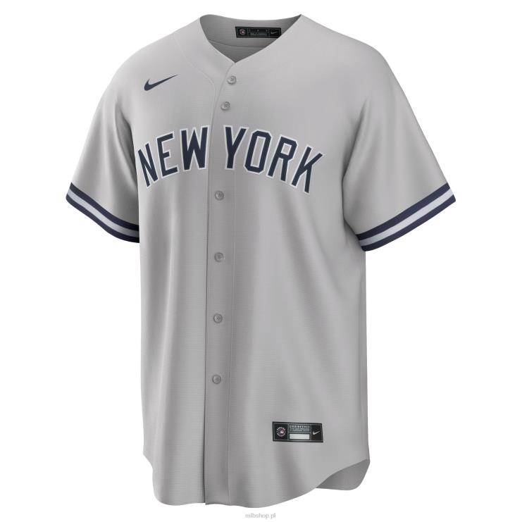 szara replika koszulki drużyny New York Yankees Nike Road mężczyźni 0J02V160 MLB Jerseys