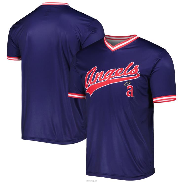 koszulka zespołu california angels szwy granatowa kolekcja cooperstown mężczyźni 0J02V1118 MLB Jerseys
