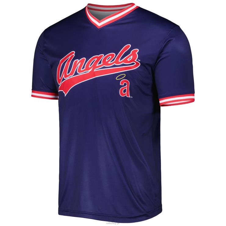 koszulka zespołu california angels szwy granatowa kolekcja cooperstown mężczyźni 0J02V1118 MLB Jerseys