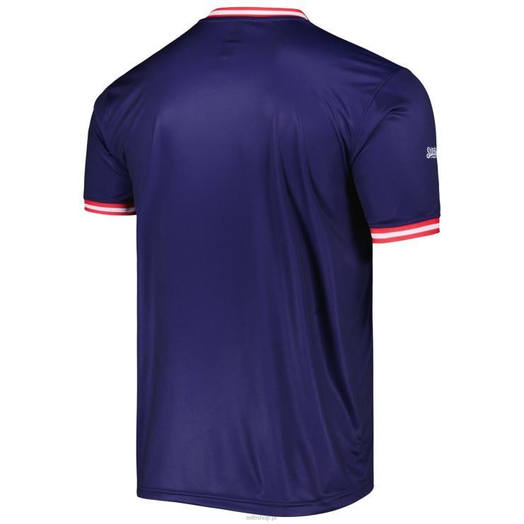 koszulka zespołu california angels szwy granatowa kolekcja cooperstown mężczyźni 0J02V1118 MLB Jerseys