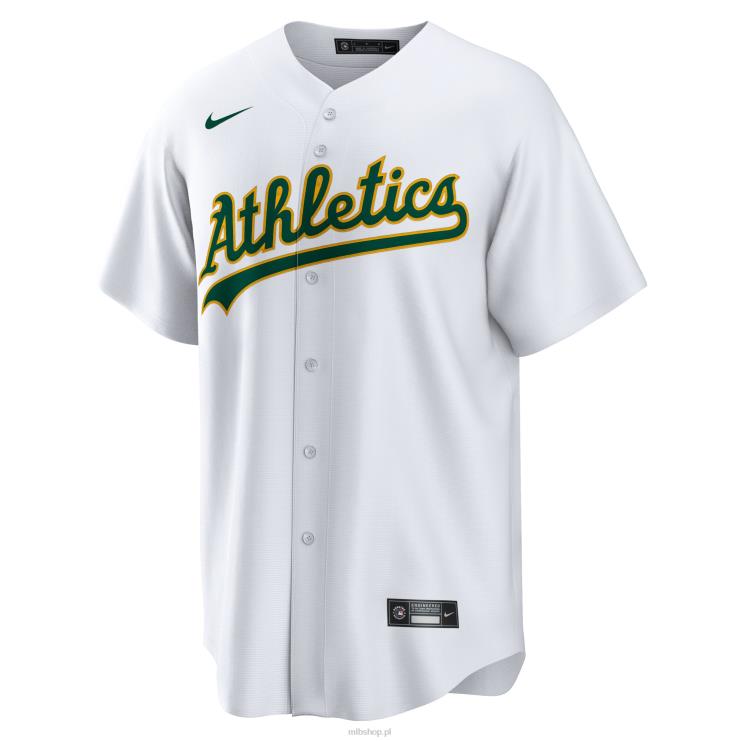 Biała replika domowej koszulki Nike Oakland lekkoatletyka Nike mężczyźni 0J02V689 MLB Jerseys