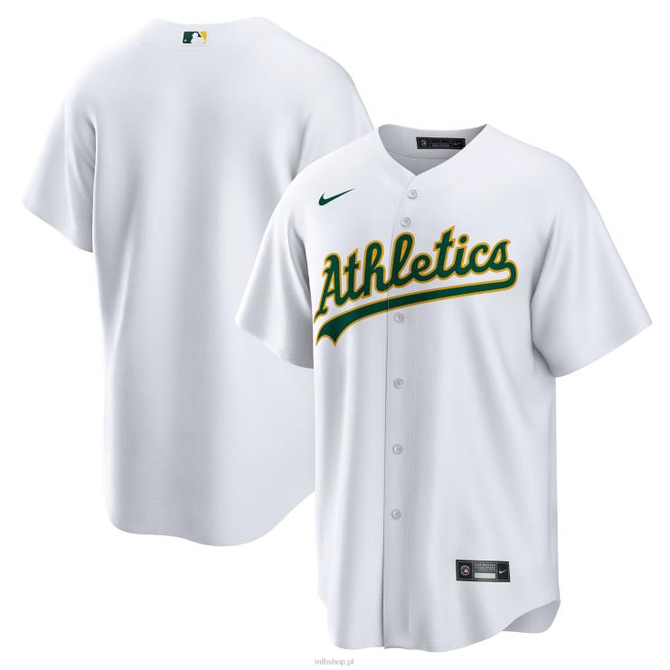 Biała replika domowej koszulki nike oakland lekkoatletyka mężczyźni 0J02V920 MLB Jerseys