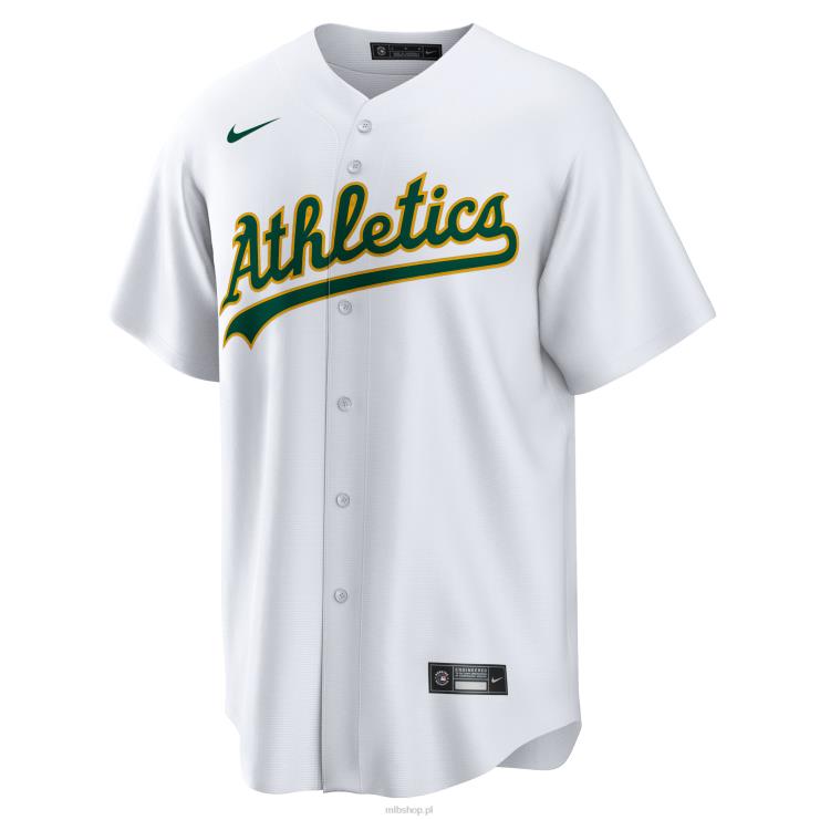 Biała replika domowej koszulki nike oakland lekkoatletyka mężczyźni 0J02V920 MLB Jerseys