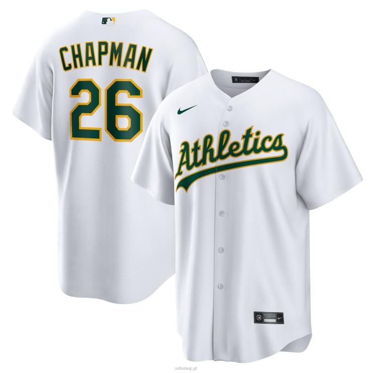Oakland lekkoatletyka Matt Chapman Nike Biała domowa replika koszulki z nazwiskiem zawodnika mężczyźni 0J02V954 MLB Jerseys