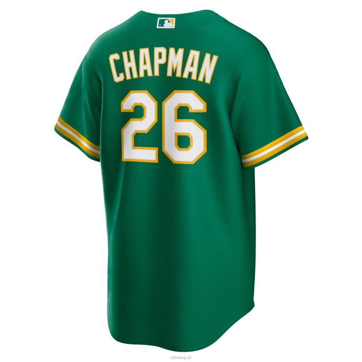 Oakland lekkoatletyka Matt Chapman Nike Kelly Zielona alternatywna replika koszulki z nazwiskiem gracza mężczyźni 0J02V1226 MLB Jerseys