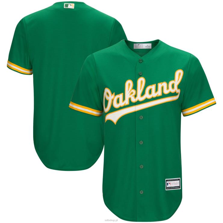 Oakland lekkoatletyka kelly zielona replika dużej i wysokiej koszulki drużyny mężczyźni 0J02V544 MLB Jerseys