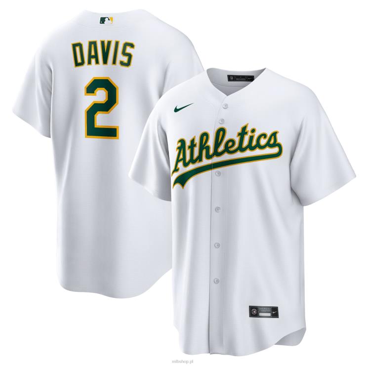 Oakland lekkoatletyka khris davis nike biała domowa replika koszulki z nazwiskiem zawodnika mężczyźni 0J02V1267 MLB Jerseys