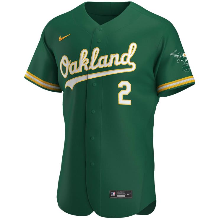 Oakland lekkoatletyka khris davis nike kelly zielona alternatywna autentyczna koszulka gracza mężczyźni 0J02V1271 MLB Jerseys