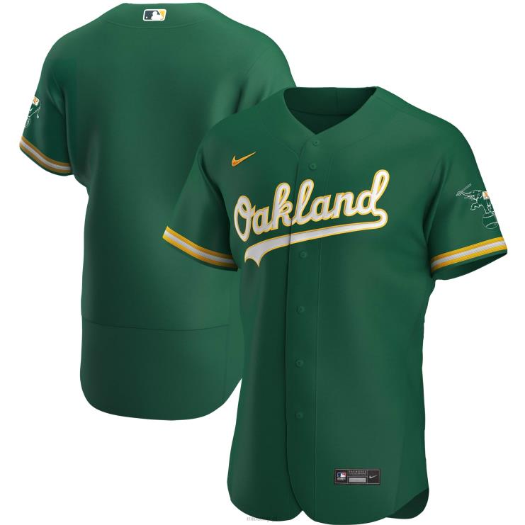 Oakland lekkoatletyka nike kelly zielona autentyczna koszulka drużynowa mężczyźni 0J02V716 MLB Jerseys