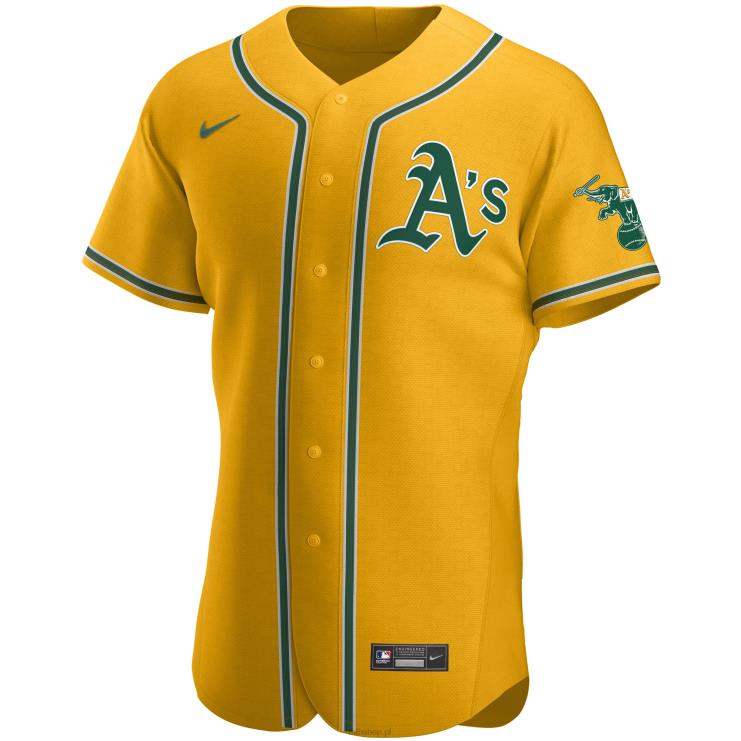Oakland lekkoatletyka nike złota autentyczna oficjalna koszulka drużyny mężczyźni 0J02V1416 MLB Jerseys