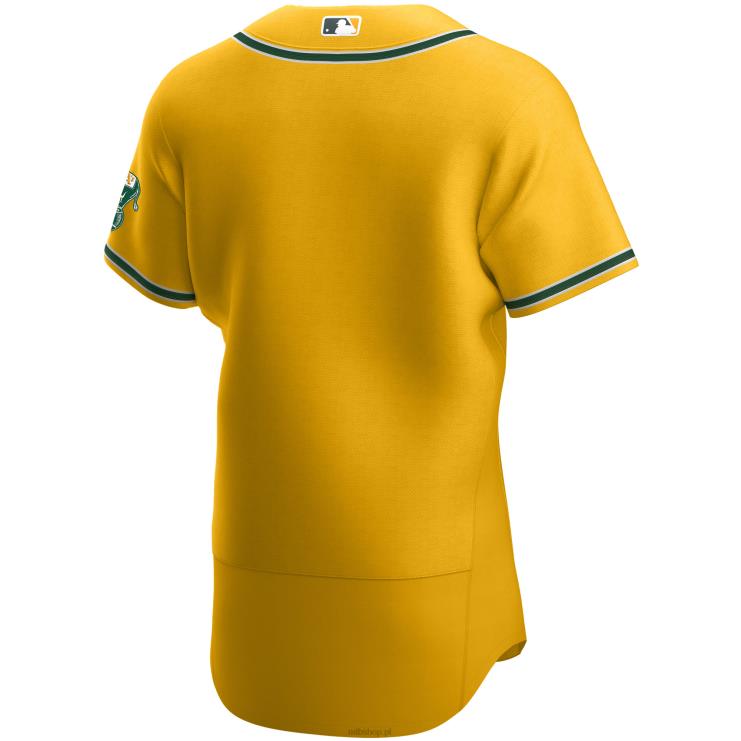 Oakland lekkoatletyka nike złota autentyczna oficjalna koszulka drużyny mężczyźni 0J02V1416 MLB Jerseys