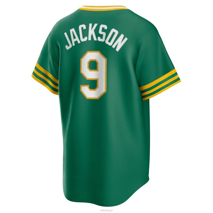Oakland lekkoatletyka reggie jackson nike kelly zielona koszulka z kolekcji cooperstown road mężczyźni 0J02V464 MLB Jerseys