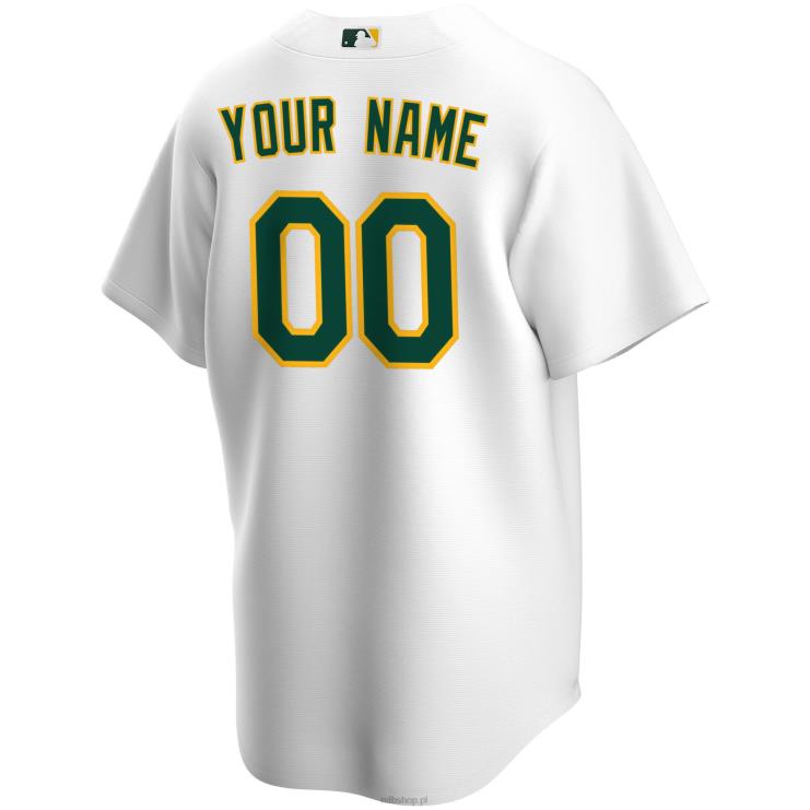 biała replika domowej koszulki nike oakland lekkoatletyka na zamówienie mężczyźni 0J02V475 MLB Jerseys