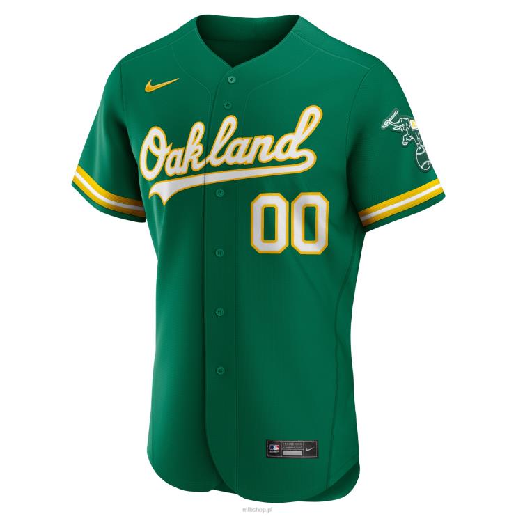 oakland lekkoatletyka nike kelly zielona alternatywna autentyczna koszulka na zamówienie mężczyźni 0J02V1110 MLB Jerseys