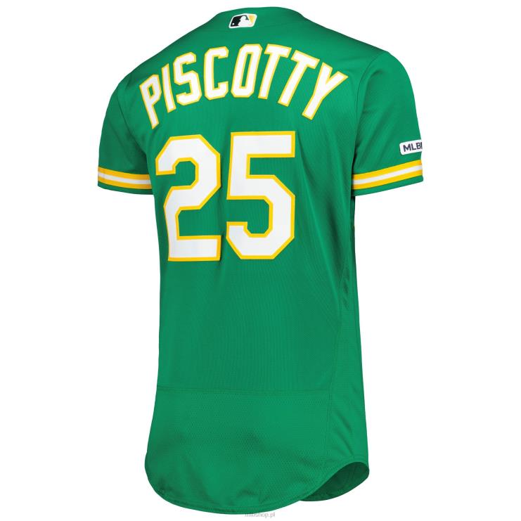 oakland lekkoatletyka stephen piscotty majestatyczna zielona koszulka z kolekcji flex base player mężczyźni 0J02V1498 MLB Jerseys