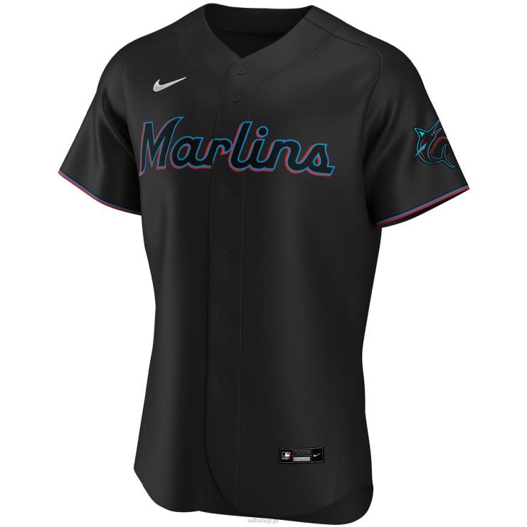 miami marlins nike czarna alternatywna autentyczna koszulka drużynowa mężczyźni 0J02V1179 MLB Jerseys