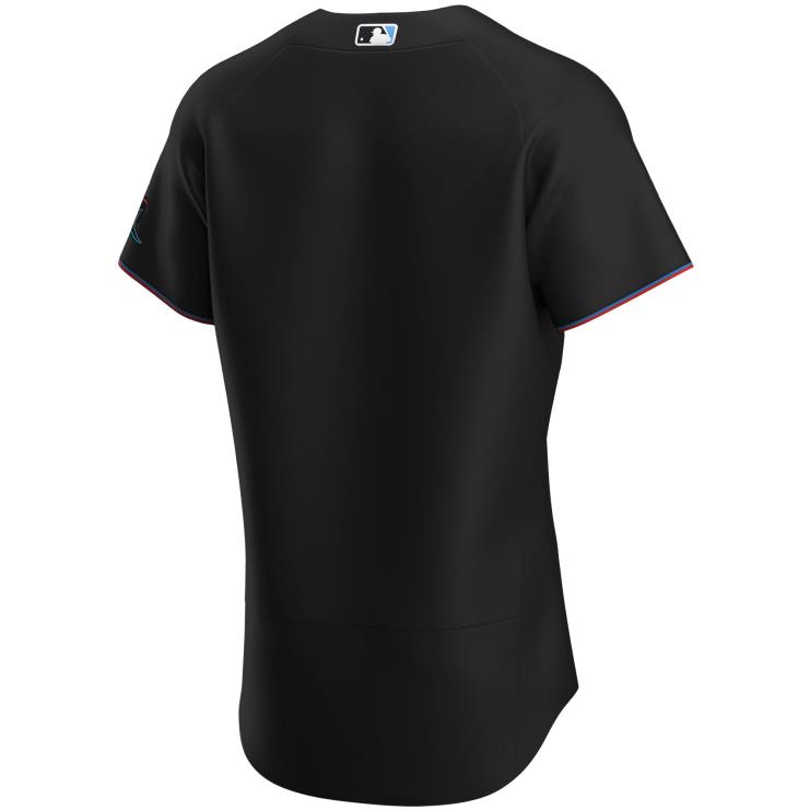 miami marlins nike czarna alternatywna autentyczna koszulka drużynowa mężczyźni 0J02V1179 MLB Jerseys