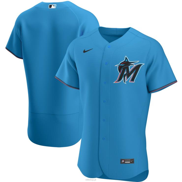 miami marlins nike niebieska alternatywna autentyczna koszulka drużynowa mężczyźni 0J02V955 MLB Jerseys