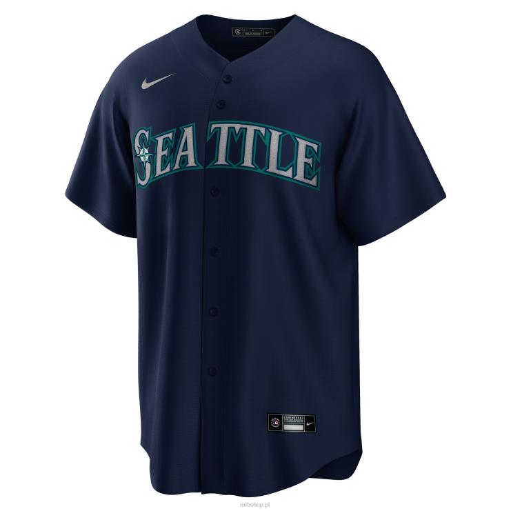 Seattle Mariners Julio Rodriguez Oficjalna replika koszulki Nike Marynarki Wojennej mężczyźni 0J02V60 MLB Jerseys