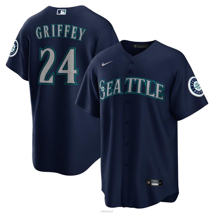 Seattle Mariners Ken Griffey Jr. granatowa replika koszulki gracza nike w kolorze granatowym mężczyźni 0J02V353 MLB Jerseys