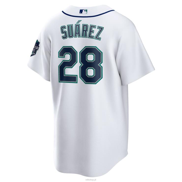 Seattle Mariners eugenio suarez nike biała replika naszywki home asg na koszulce gracza mężczyźni 0J02V1615 MLB Jerseys