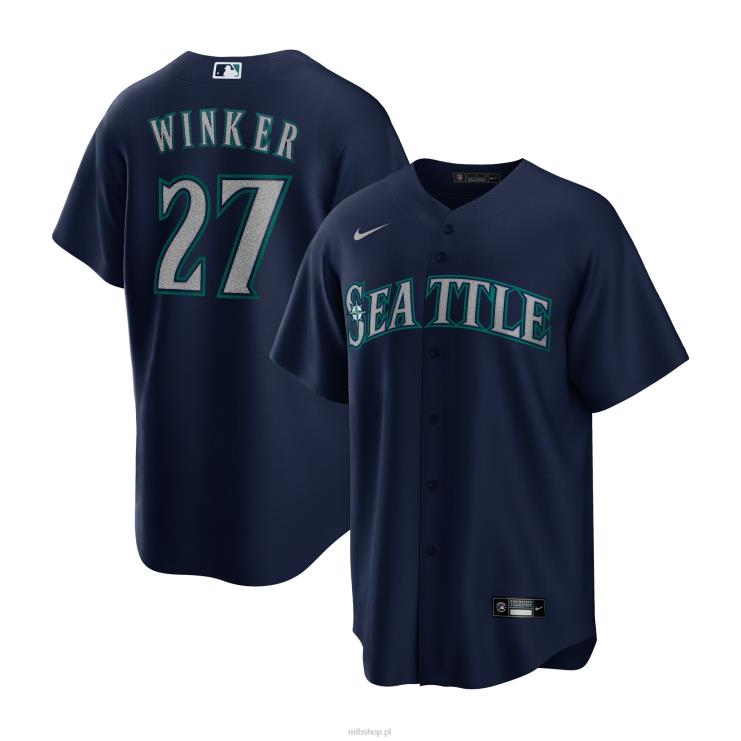 Seattle Mariners jesse winker nike granatowa replika alternatywnej koszulki gracza mężczyźni 0J02V1239 MLB Jerseys