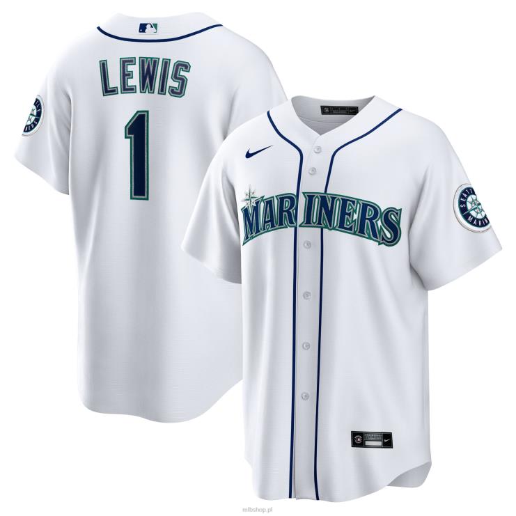 Seattle Mariners kyle lewis nike biała replika koszulki z nazwiskiem gracza mężczyźni 0J02V845 MLB Jerseys