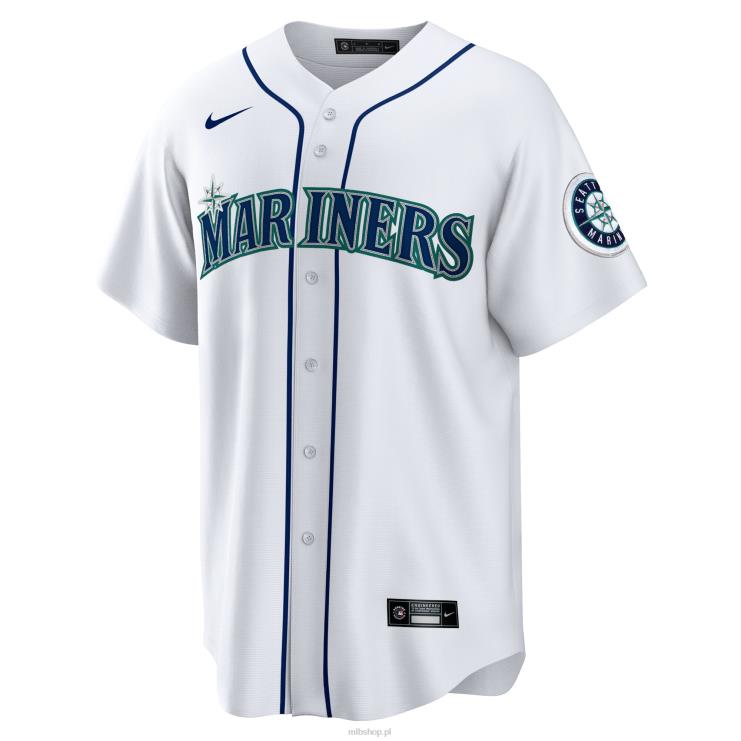 Seattle Mariners kyle lewis nike biała replika koszulki z nazwiskiem gracza mężczyźni 0J02V845 MLB Jerseys