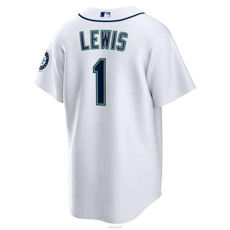 Seattle Mariners kyle lewis nike biała replika koszulki z nazwiskiem gracza mężczyźni 0J02V845 MLB Jerseys