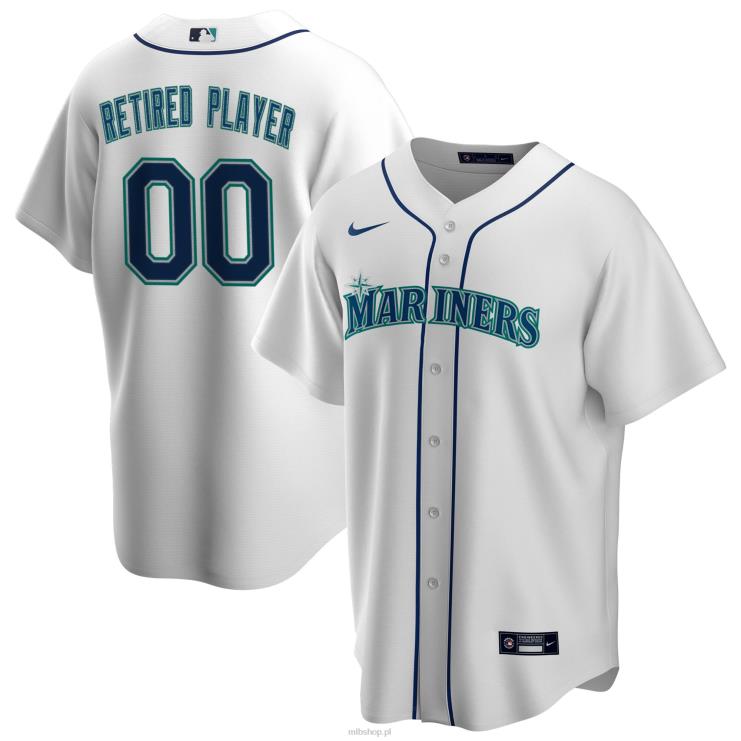 Seattle Mariners nike biała replika koszulki domowej pick-a-player na emeryturze mężczyźni 0J02V850 MLB Jerseys