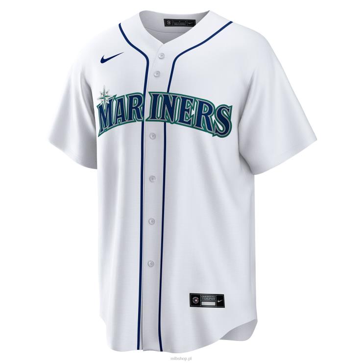 biała domowa replika koszulki gracza Seattle Mariners Eugenio Suarez Nike mężczyźni 0J02V1624 MLB Jerseys